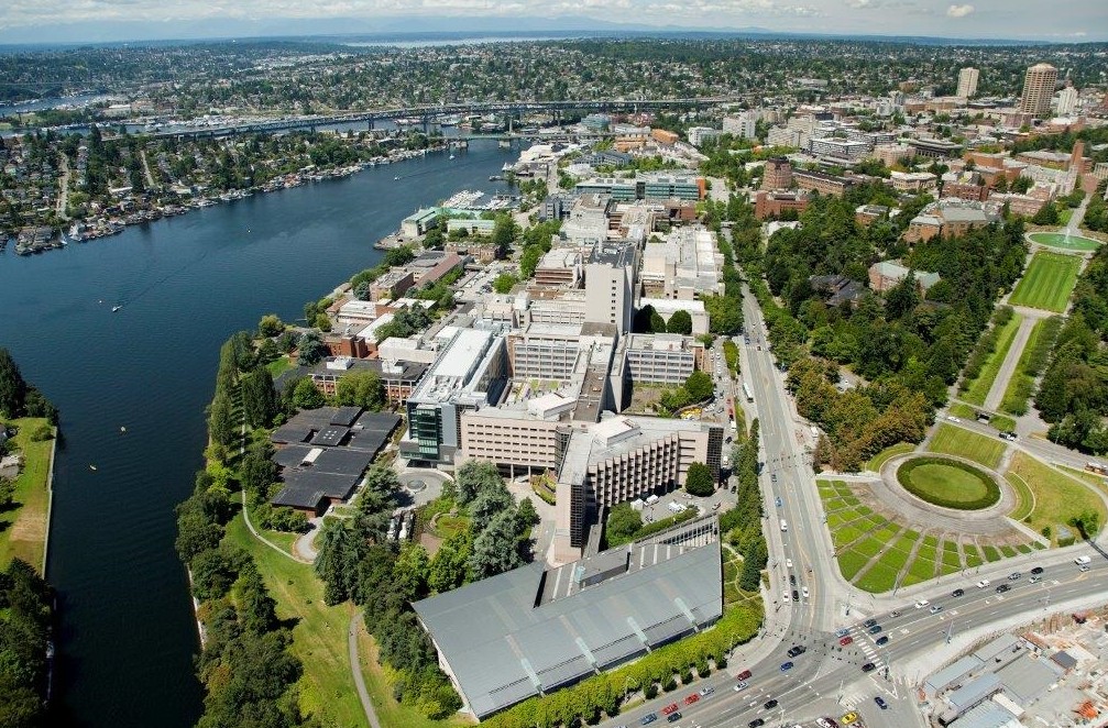 ariel view over uw