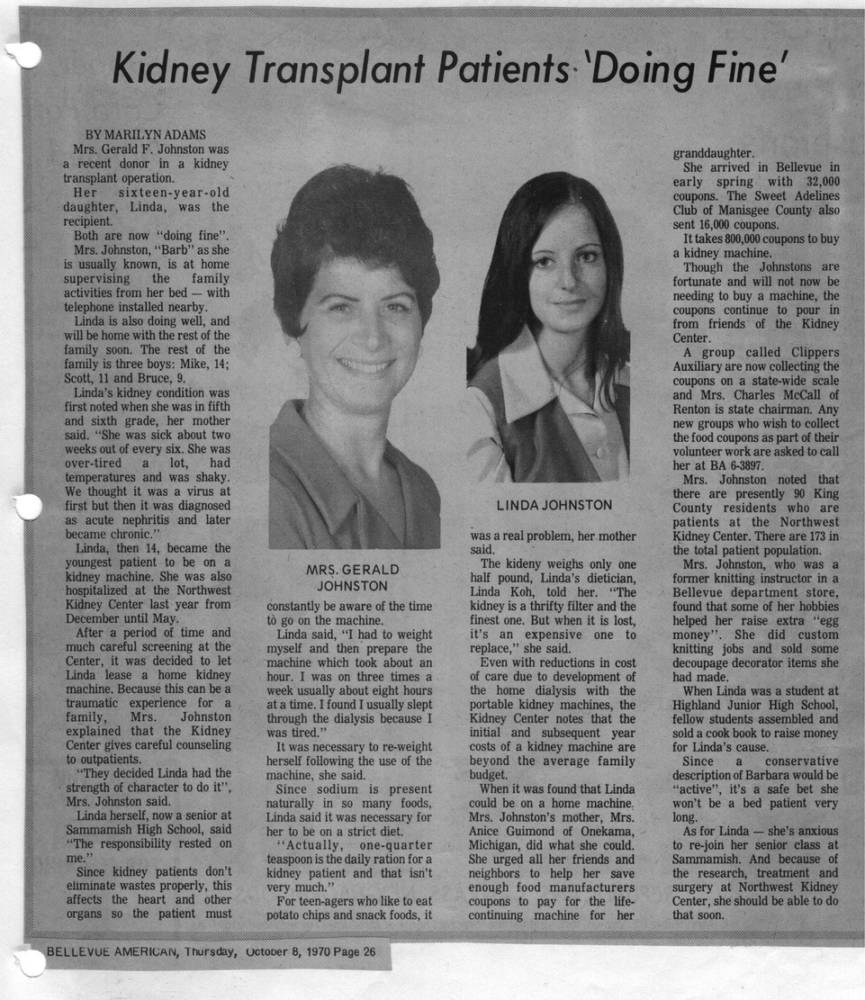 Transplant news story