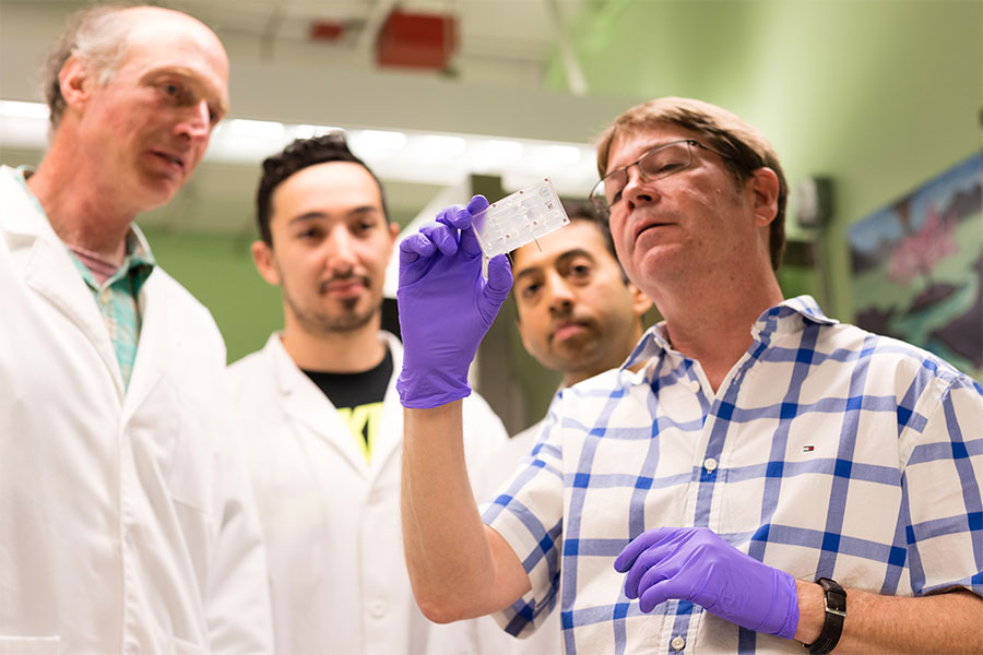 Ed Kelly and researchers