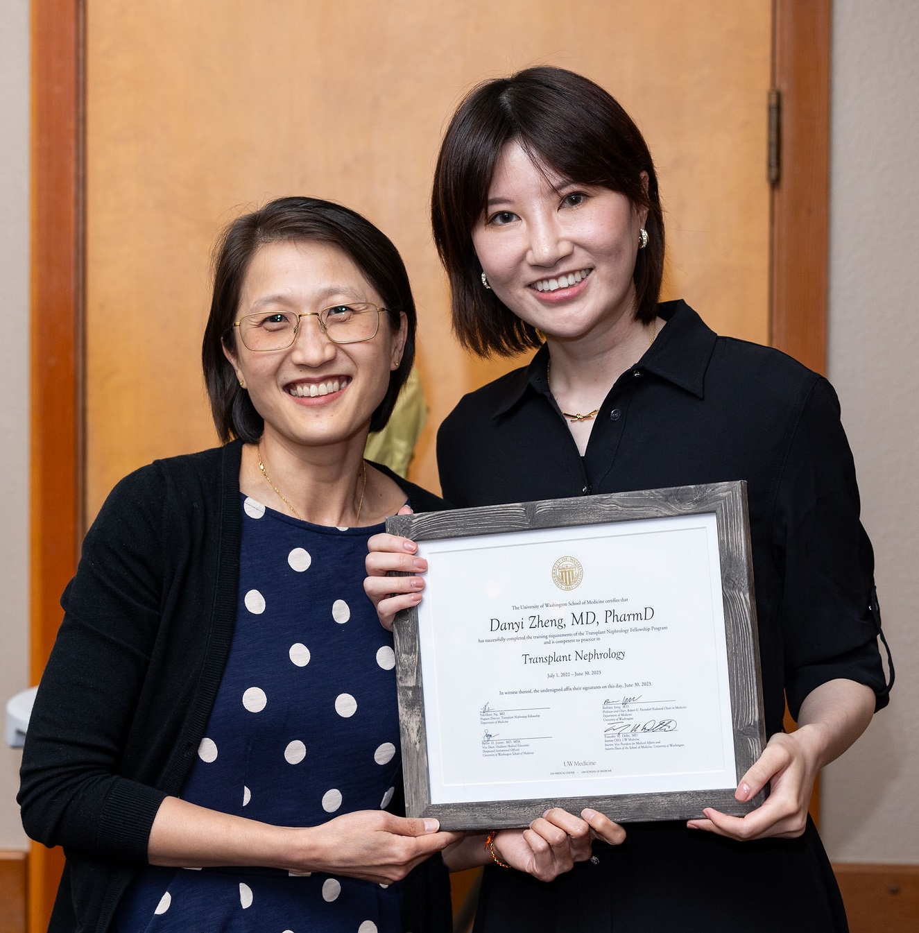 Dr. Yue-Harn Ng & Tx Fellow Dr. Danyi Zheng